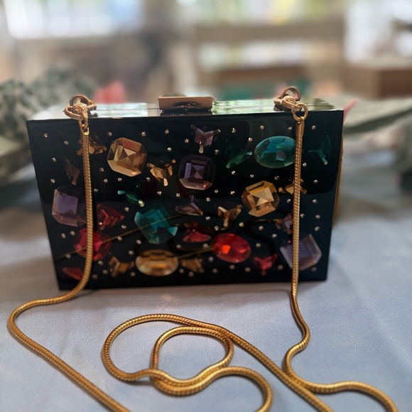 kate spade Handbags - Kate Spade Sweet Treats Jeweled Resin Small Clutch. 
collectors piece.